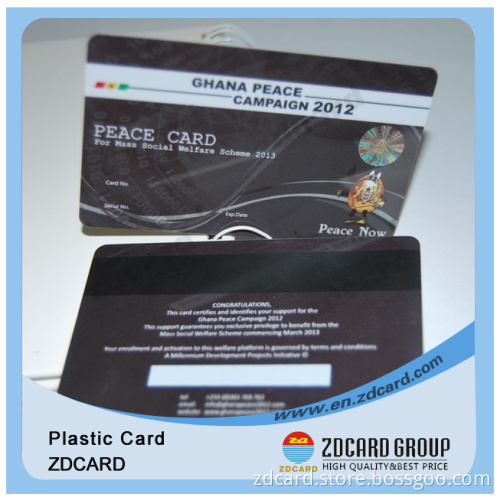 Plastic Bank Gift Cards with Printing/Printing Bank Gift Card with Logo